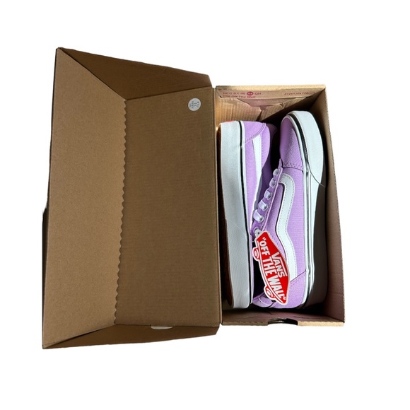 BNIB Vans Ward Canvas Lavender Sneaker Women’s Size 6 - Picture 8 of 8